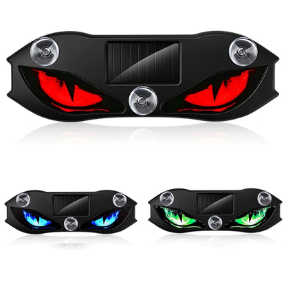 Solar Power Creative Demon Eye Cool Flashing Warning Dynamic