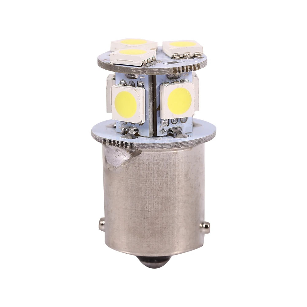 White Brake Bulb 1156 ba15s R5W 5050 8SMD Stop