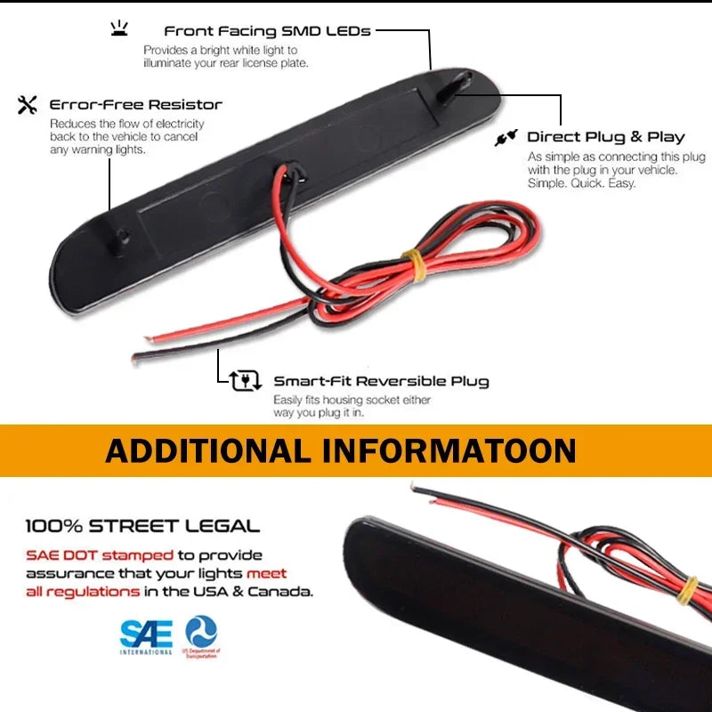 For Ford Mustang 1994 1995 1996 1997 1998 Rear Bumper Side