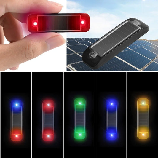 MINI Warning Solar Power Night Security Simulated Alarm Wireless