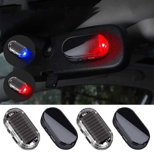 1PCS MINI Solar Power Warning Simulated Fake Security anti-theft