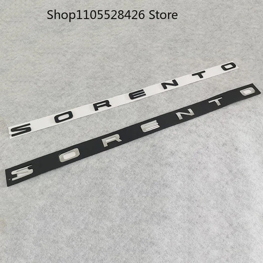 Sorento Emblem Sportage Stickers 3D ABS Letter Logo Trunk
