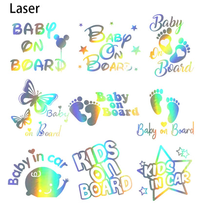 Lykx Sticker Hobby Boy Kids Baby On Board In