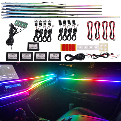 In Color RGB Symphony Atmosphere Interior Acrylic Guide Fiber