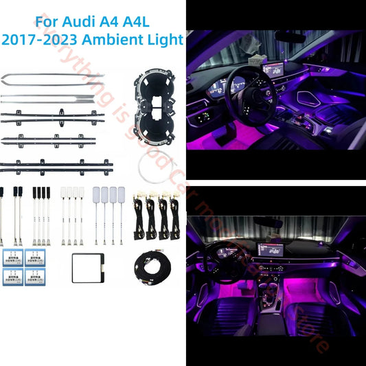 For Audi A4 A5 2017-2023 LED Atmosphere Ambient Interior