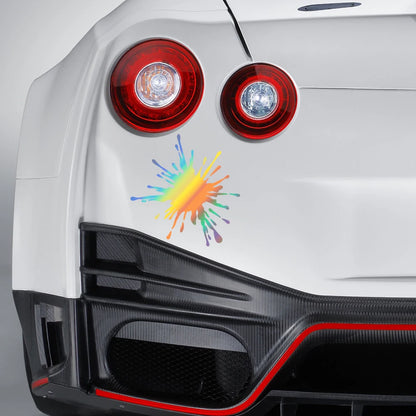 Creative Sticker Water Splash Pattern Vinyl Decal Waterproof