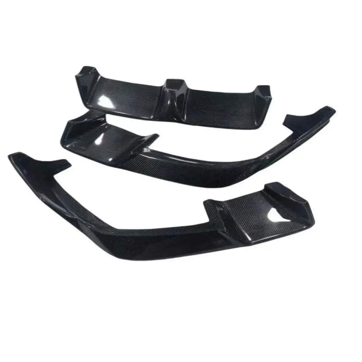For BMW F96 X6M 2019-2022 Bumper Carbon Fiber Front Lip Spoiler