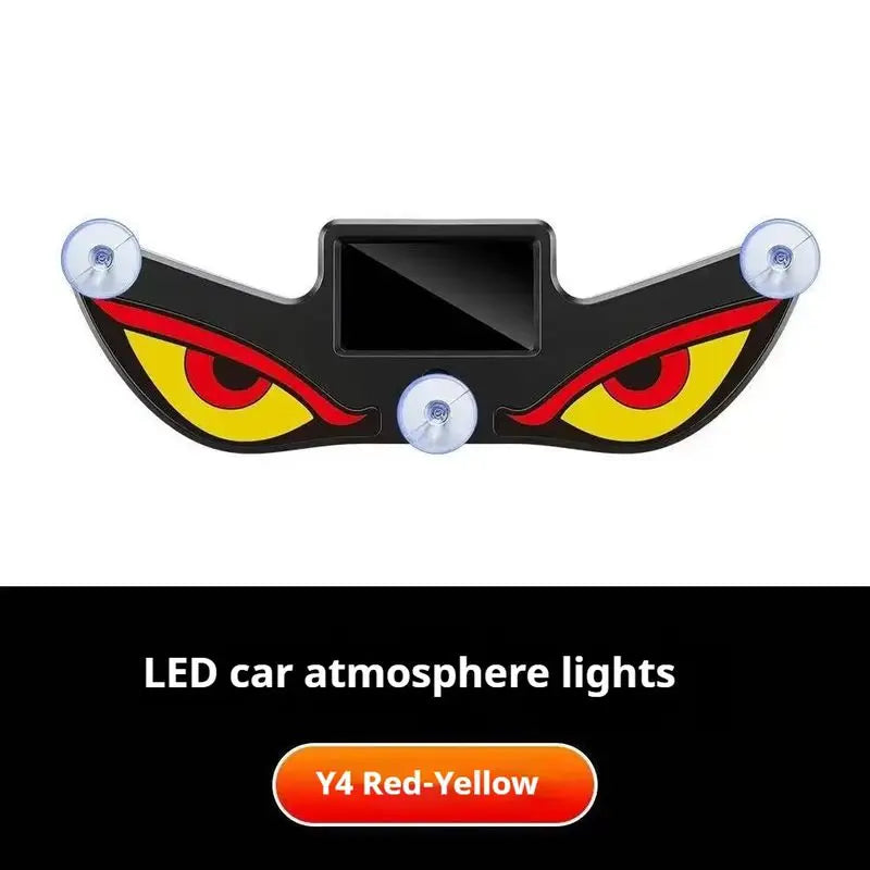 Generic Cool Solar Warning Devil Eye Smart Induction Vibration