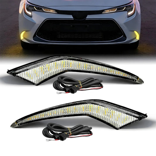 For Toyota Corolla L Le Xle Drl 2021-2023 Sequential Daytime
