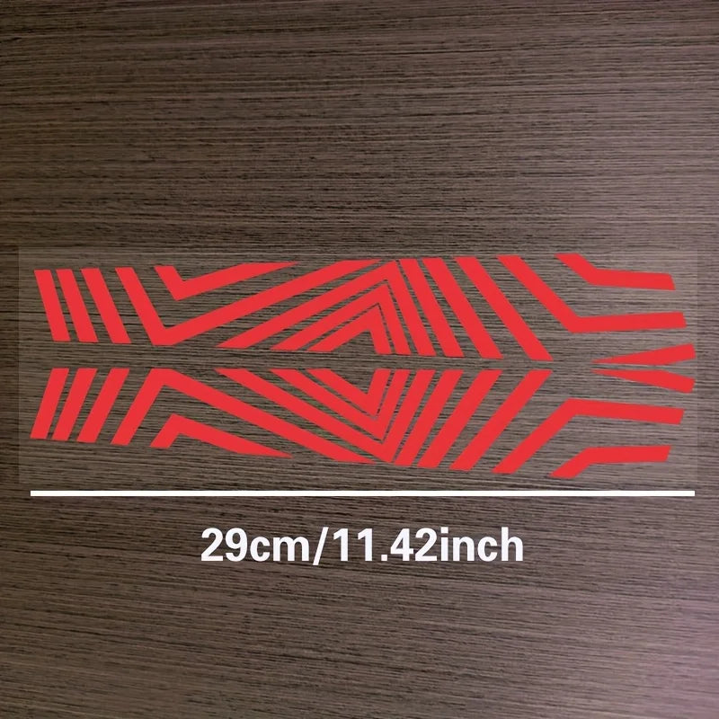 2D Flat Sticker Bicycle Motorcycle Glossy Surface Colorful Design