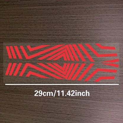 2D Flat Sticker Bicycle Motorcycle Glossy Surface Colorful Design