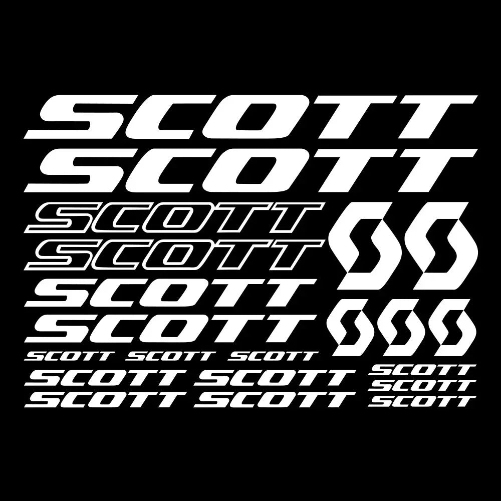 For Bicycle Frame Motorcycle & 30CM 21PCS Scott Bike Frame Vinyl