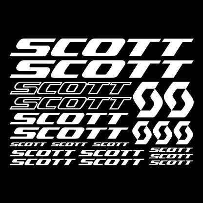 For Bicycle Frame Motorcycle & 30CM 21PCS Scott Bike Frame Vinyl