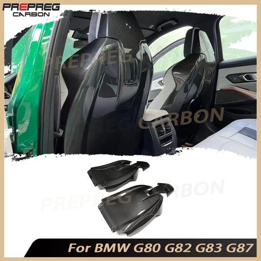 For BMW G80 G81 M3 G82 Prepreg Dry Carbon Interior SEAT Back
