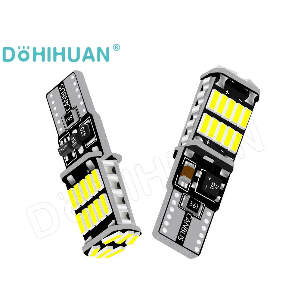Dohihuan 2PCS Super Bright T10 W5W ba9s bax9s bay9s