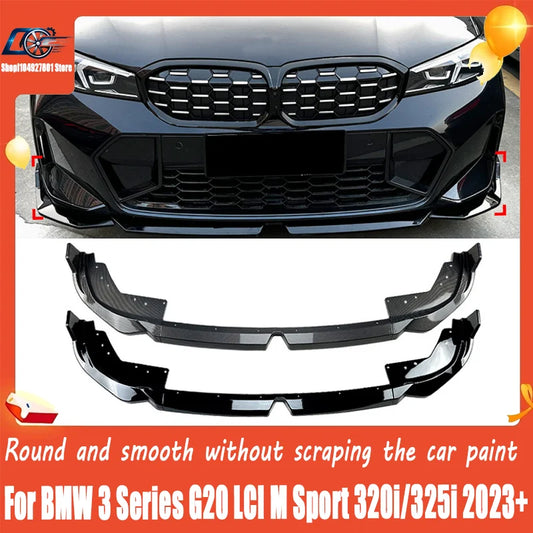 For BMW 3 Series G20 Lci M Sport 320I 325I 2023 Front Lip Chin