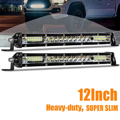For Tractors Boats Off-Road 4X4 12-inch off-road Bar Single Row