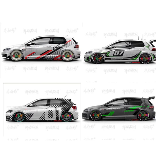For VW Polo Golf 6 7 Vinyl Sticker Gti Scirocco Body Customized