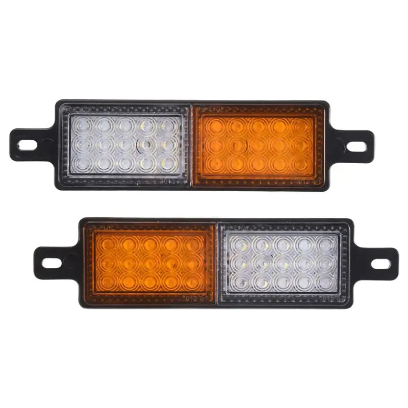 m63k-2pcs 12V Truck Bull Bar Bullbar Front Bumper Indicator