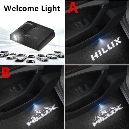 For Hilux Logo Pickup 2PCS Logo Wireless Courtesy Door Projector