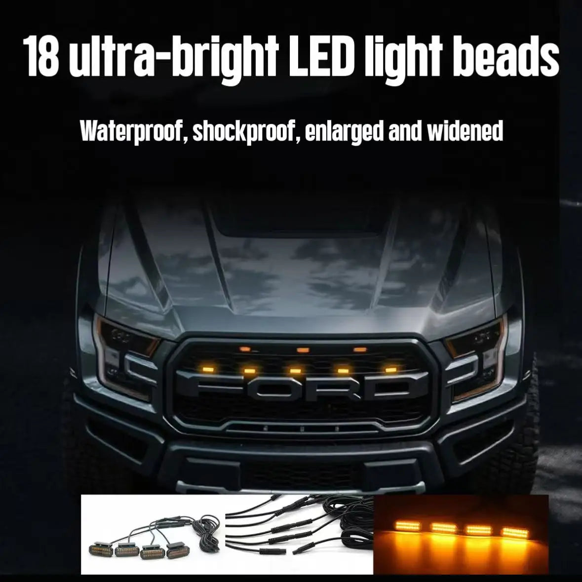 For Tank 300 Front Grille Daytime Running Wheel Eyebrow Pickup