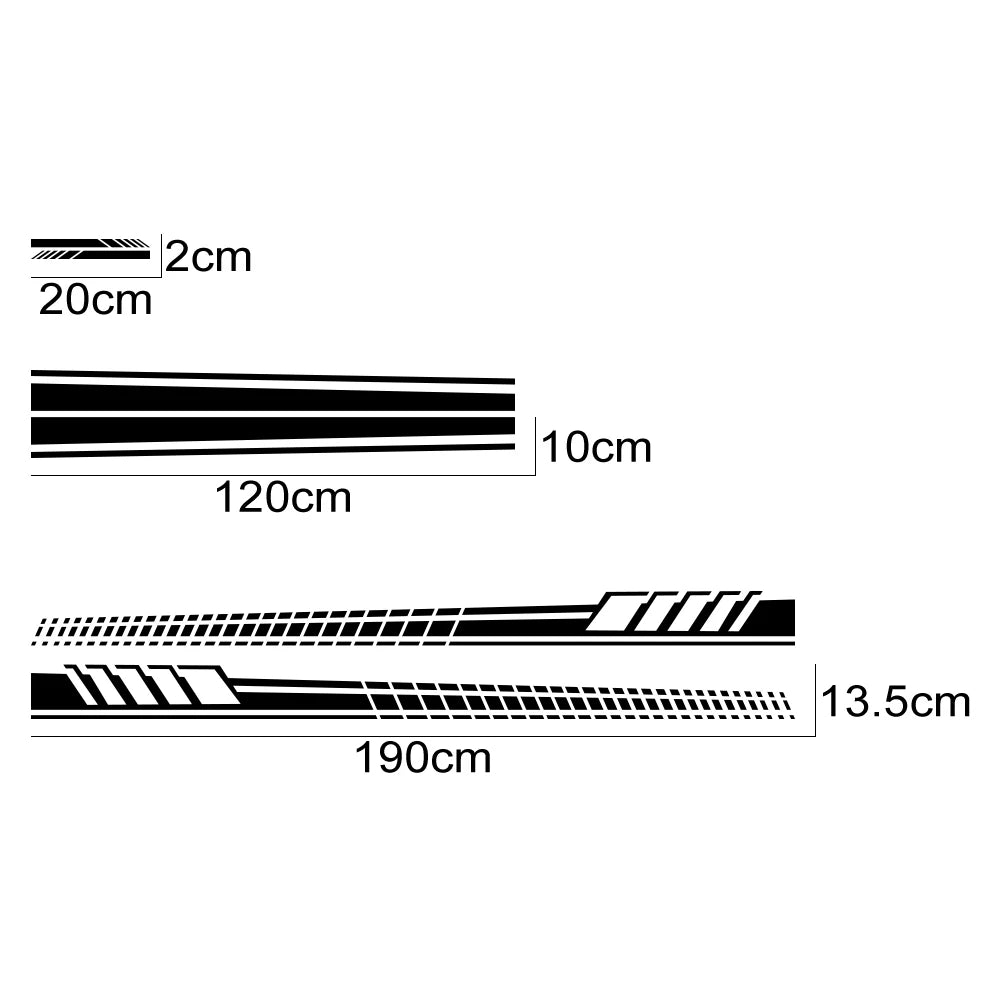For Audi BMW Mercedes Ford VW Stickers Bonnet Decal Toyota