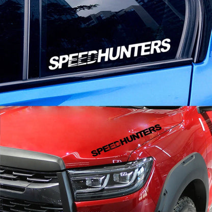 Various Sizes Speed Hunters Graphics Vinyl Stickers Waterproof