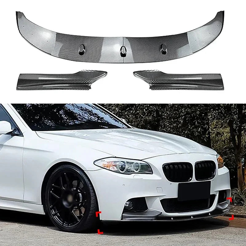 For BMW Front Bumper Lower Lip Spoiler Kit BMW Series F10