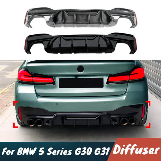 For BMW 5 Series G30 G31 M Sport 2018-2023 Rear Bumper Diffuser