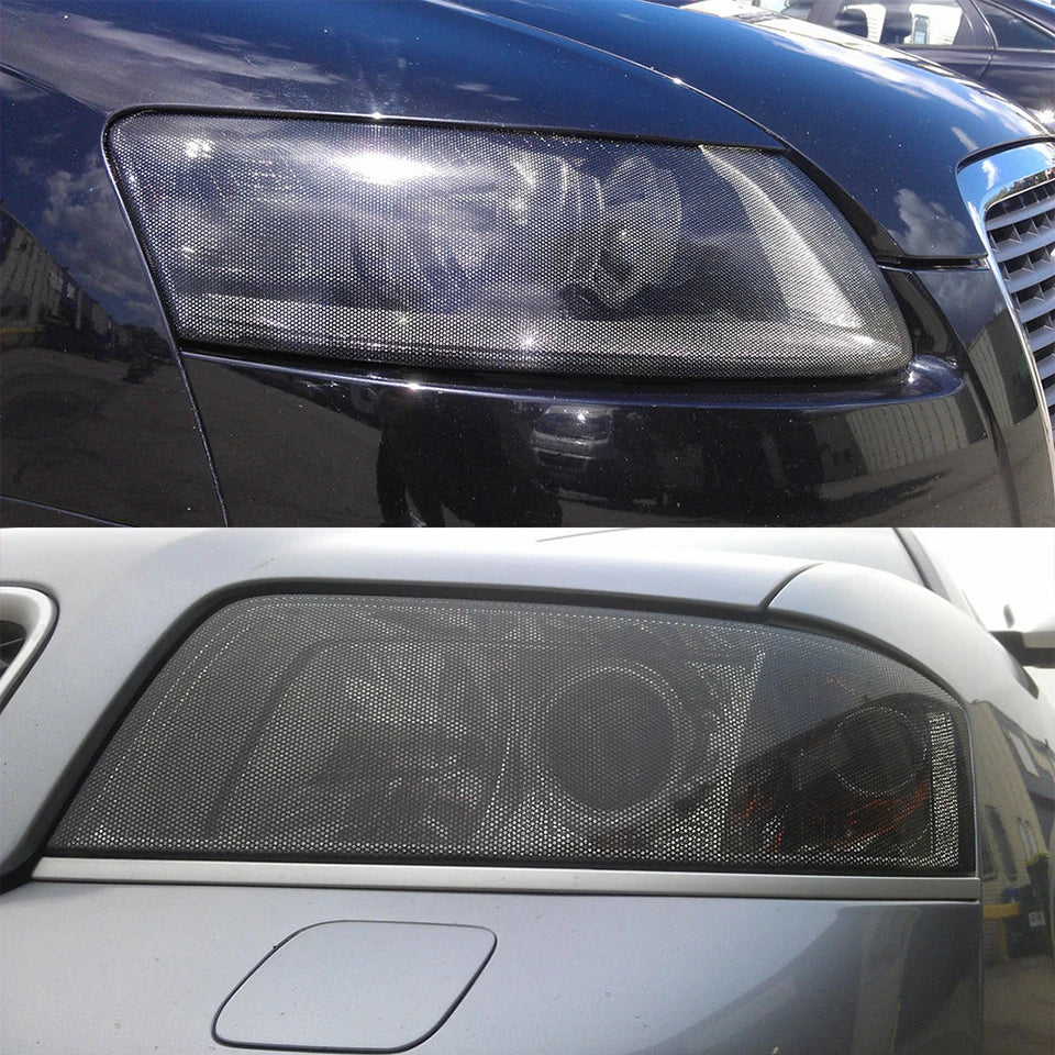 one-way Vision Perforated Mesh Vinyl Film Black self-adhesive