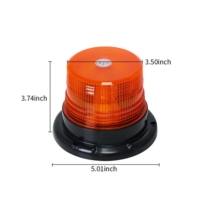 For Security 12V 24V -80V Strobe Truck Roof Warning Flashing