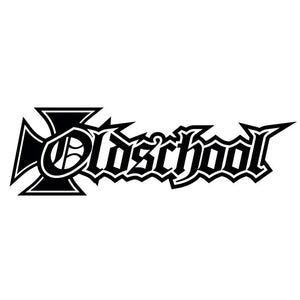 Old School Alphabet Pattern Personality Decals Sticker Exterior