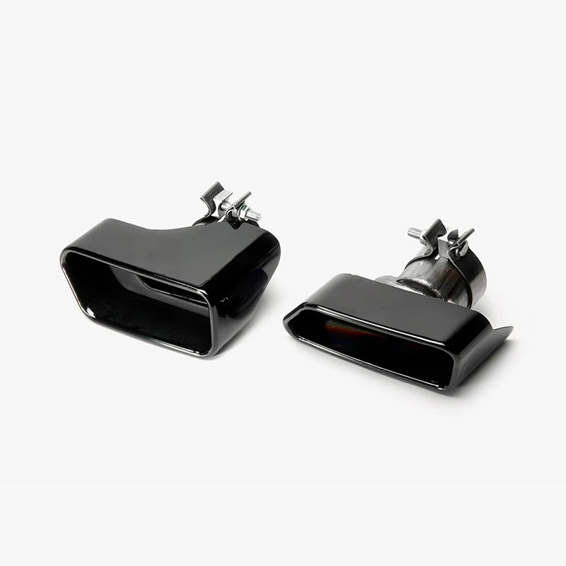 For BMW 5 Series F10 F18 1pair 304 Stainless Steel Square