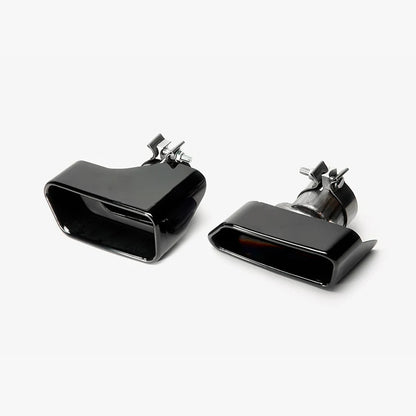 For BMW 5 Series F10 F18 1pair 304 Stainless Steel Square