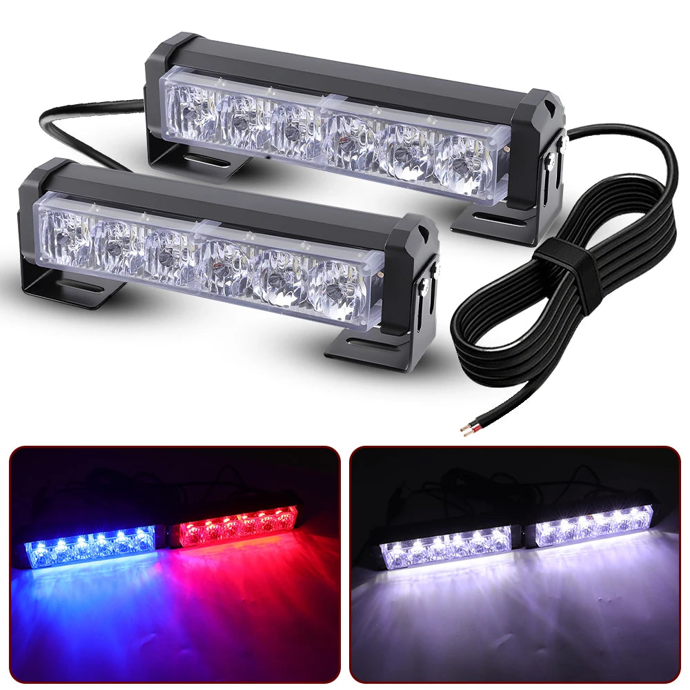 Wireless Strobe Grille Warning White Stroboscopes External