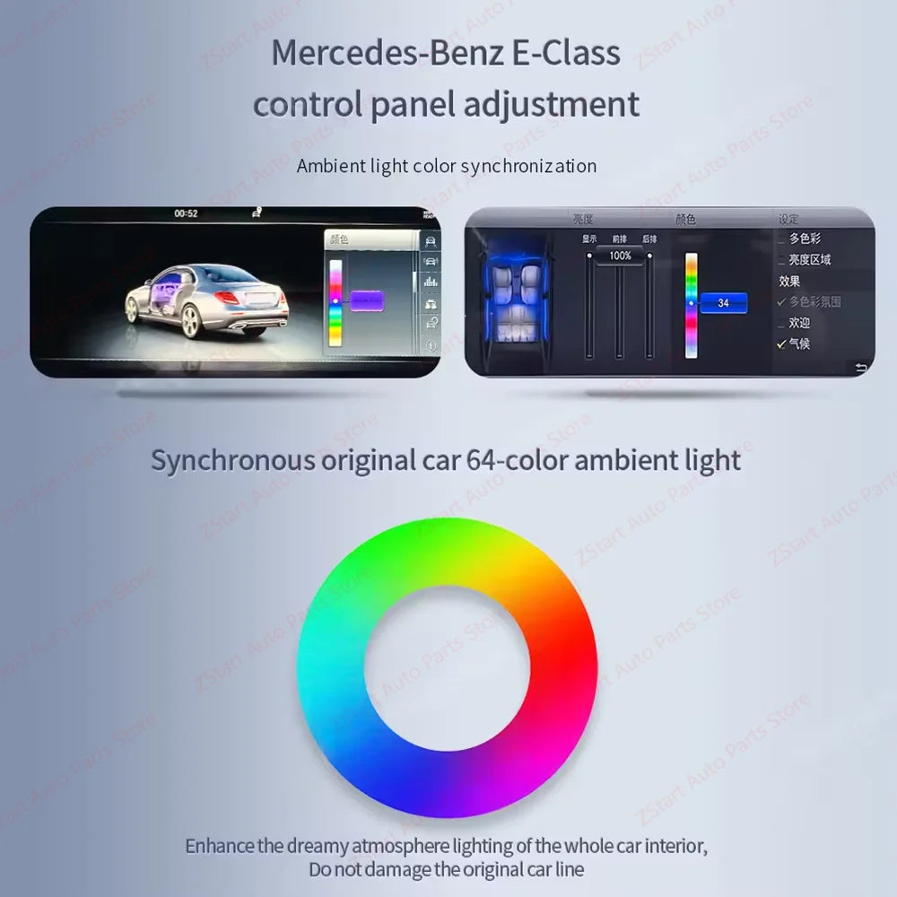 For Mercedes Benz E-Class W213 Coupe Air Vents 3D Rotating