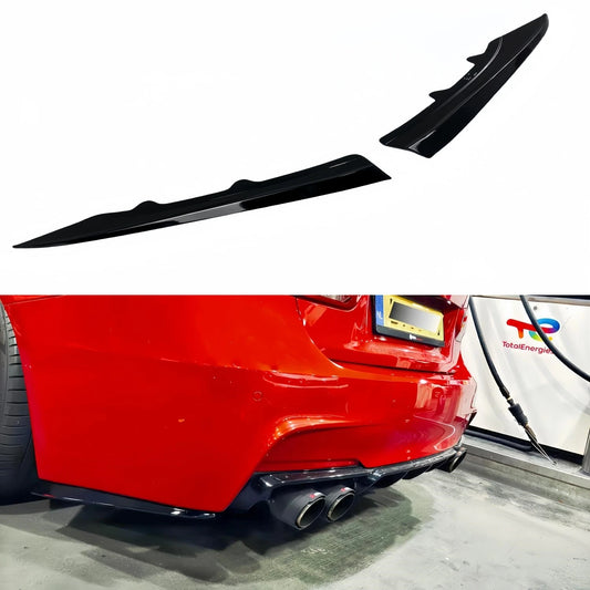For BMW 3 Series M Pack Psm Gloss Rear Bumper Side Splitter F30