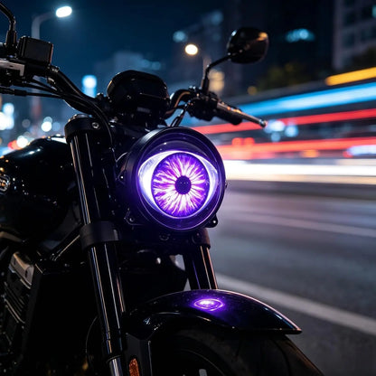 Dynamic Devil Eye Headlights Remote Control Modified Eagle 3D