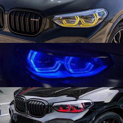 For BMW X3 X3M F97 G01 Lemon Yellow Drl Module Angel Eyes X4 X4M