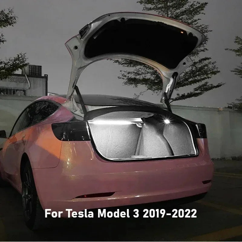 For Tesla Model 3 Trunk Trim Strip 2019-2022 Trunk Lighting