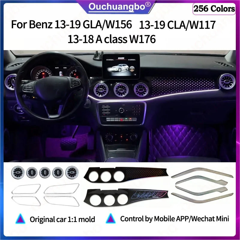 For 2013-2019 Rhd Lhd Gla W156 Ouchuangbo Ambient Cla W117 A