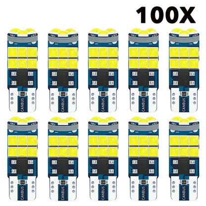 100X T10 15SMD Bulb W5W 194 Super Bright 3030
