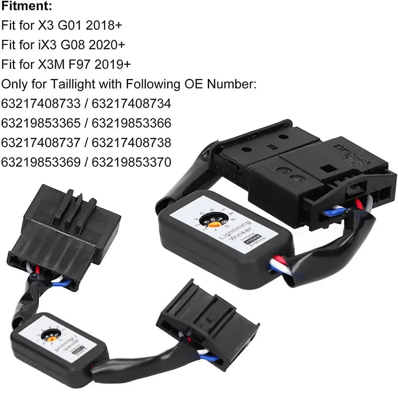 For BMW X3 G01 G08 X3M Dynamic Turn Signal Indicator 2018