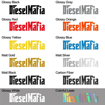 For Window Bumper Door Side Sticker Creative Diesel Mafia Decor