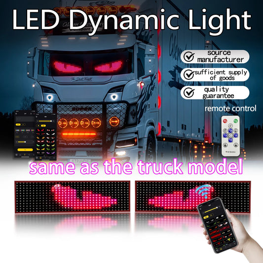 For Board Windshield 12V 24V Large APP Truck Devil Eye Pixel