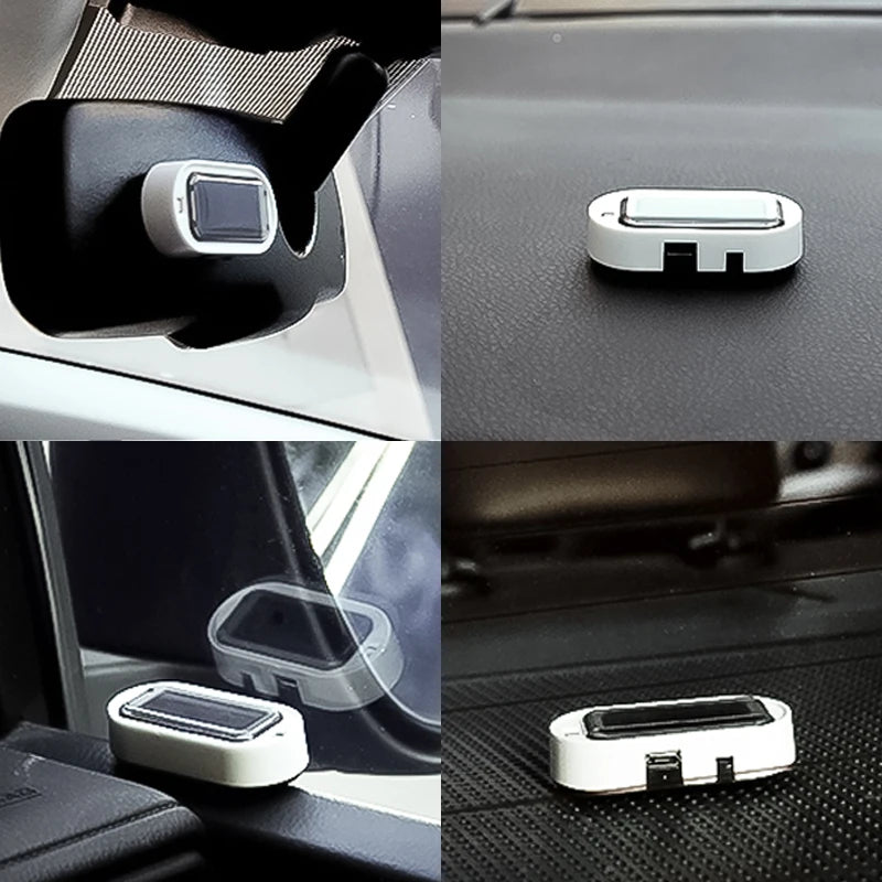 2PCS Solar Powered Fake Security Simulated Warning Wireless