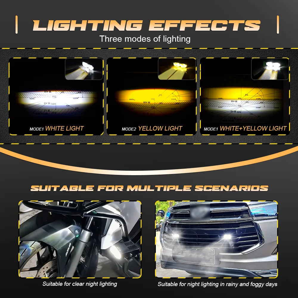 Senlo Fog Kit 80W Super Bright Headlight Waterproof Auxiliary
