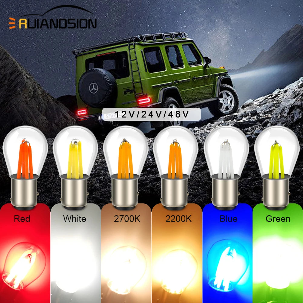 For Rv Side Marker Lamp Boat Ruiandsion 5X 1157 bay15d P21 5W