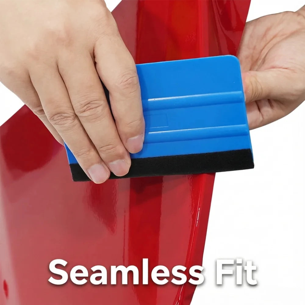 Bright Glossy Red Vinyl Wrap Stickers Color Change Film