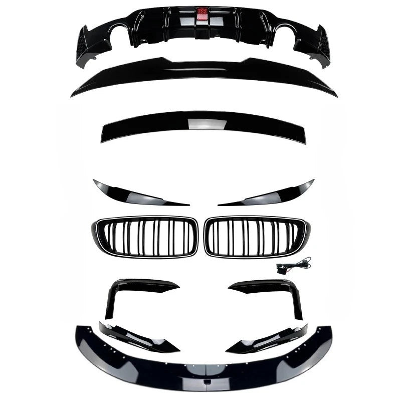 For BMW 4 Series F32 F33 F36 M Sport 2014-2020 Front Rear Lip